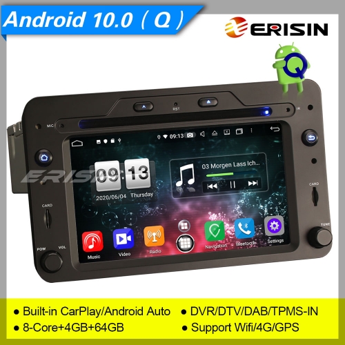 4+64G 8 Core DSP CarPlay Autoradio Alfa Romeo Spider Brera 159 Sportwagon Android 10.0 DAB+ GPS TNT DVD DVR 6.2" Erisin ES8720R