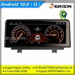 2+32GB MTK6737 Android 10.0 Autoradio BMW 1er F20 F21 / 2er F23 NBT Idrive Centric System GPS DAB+ TPMS DVR BT 4G SWC IPS 10.25